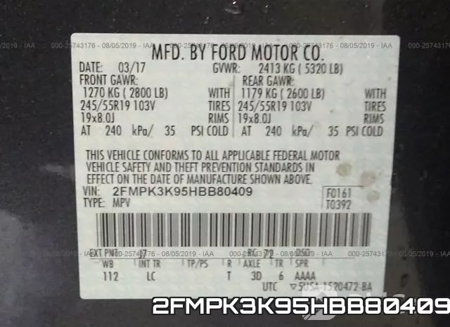 2FMPK3K95HBB80409 фото 8