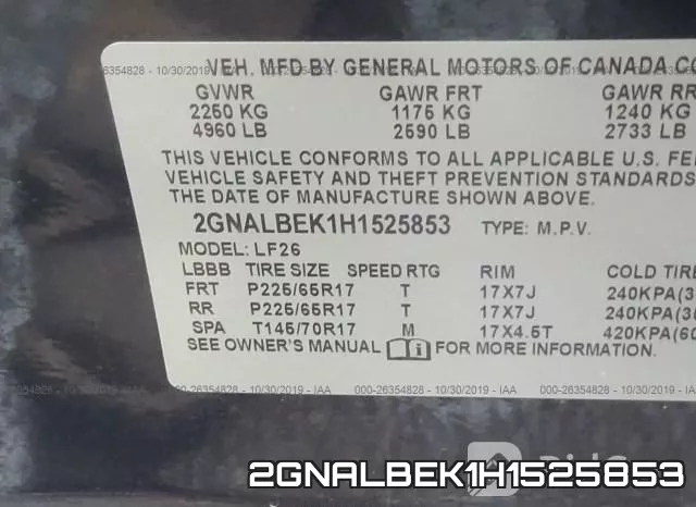 2GNALBEK1H1525853 фото 9