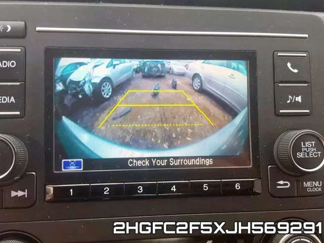 2HGFC2F5XJH569291 фото 7