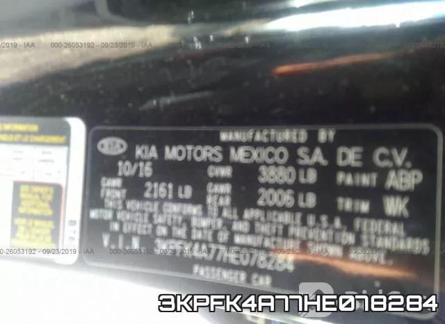 3KPFK4A77HE078284 фото 9
