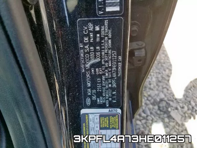 3KPFL4A73HE011257 фото 2