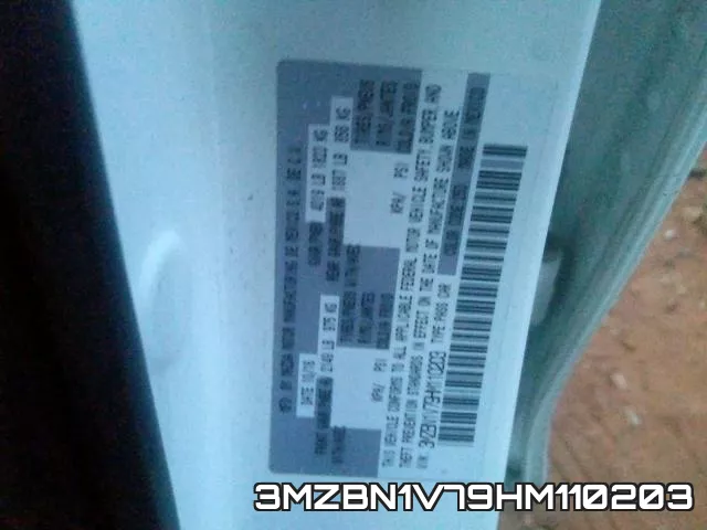 3MZBN1V79HM110203 фото 2