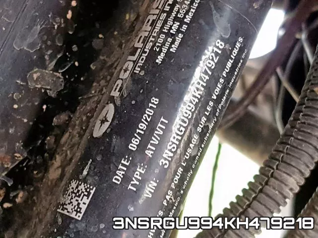 3NSRGU994KH479218 фото 2
