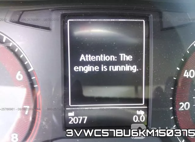 3VWC57BU6KM150375 фото 7