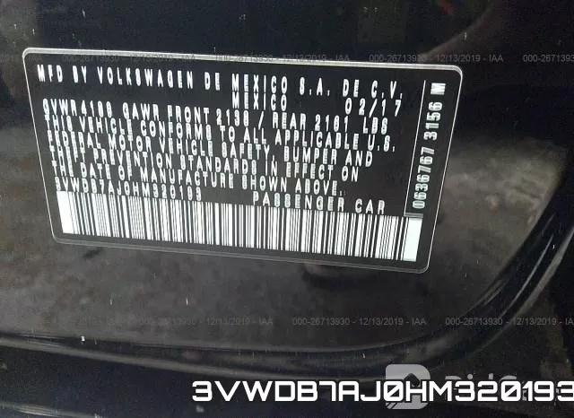 3VWDB7AJ0HM320193 фото 10