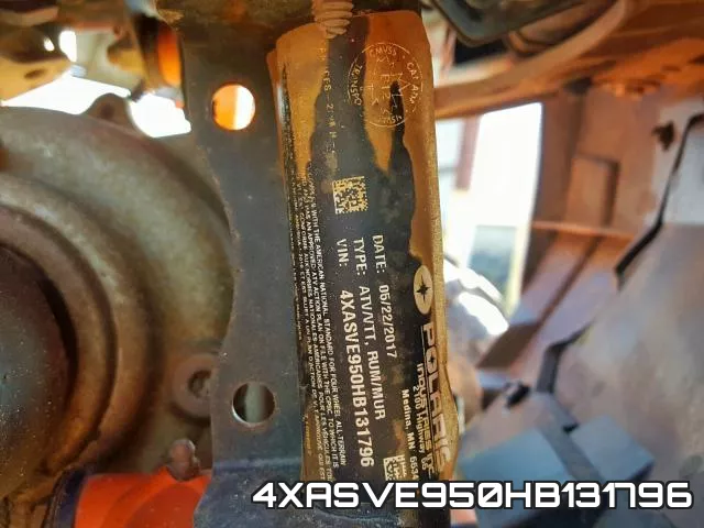 4XASVE950HB131796 фото 2