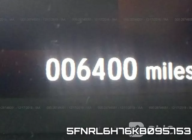 5FNRL6H76KB095753 фото 7
