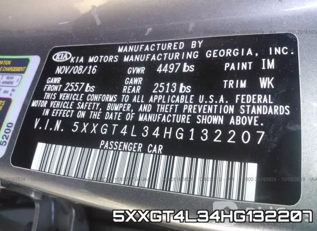 5XXGT4L34HG132207 фото 8