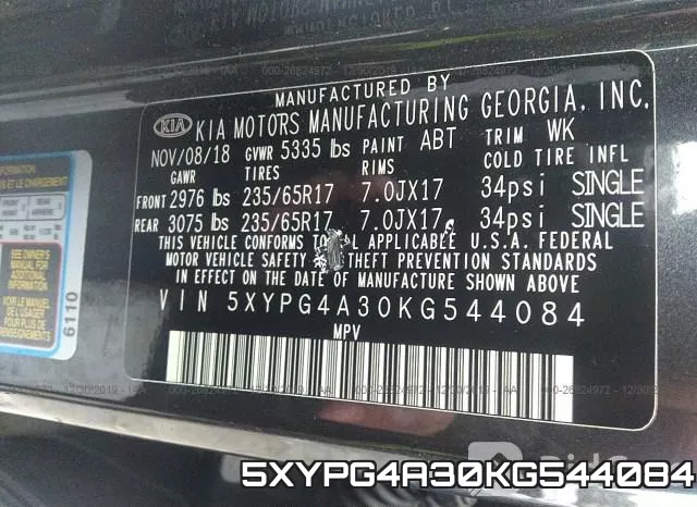 5XYPG4A30KG544084 фото 8