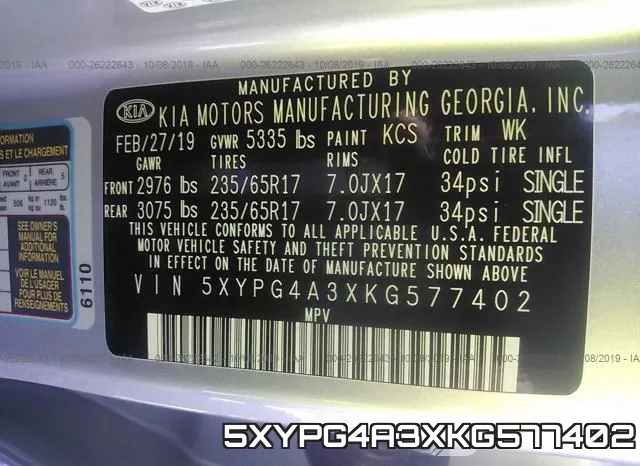 5XYPG4A3XKG577402 фото 9