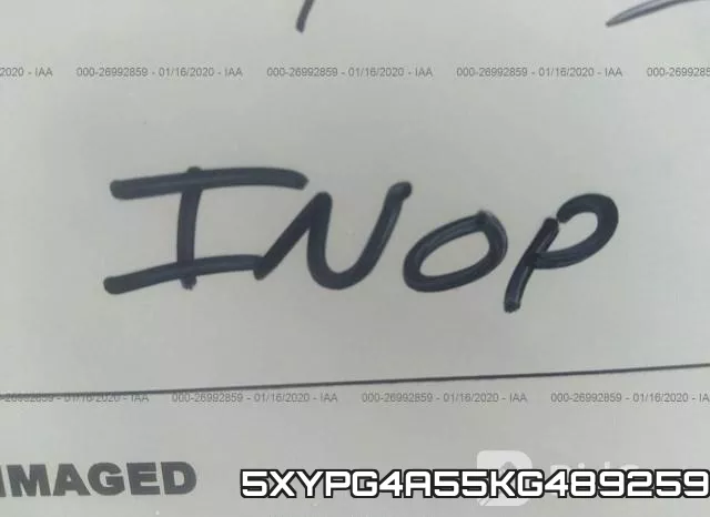 5XYPG4A55KG489259 фото 7