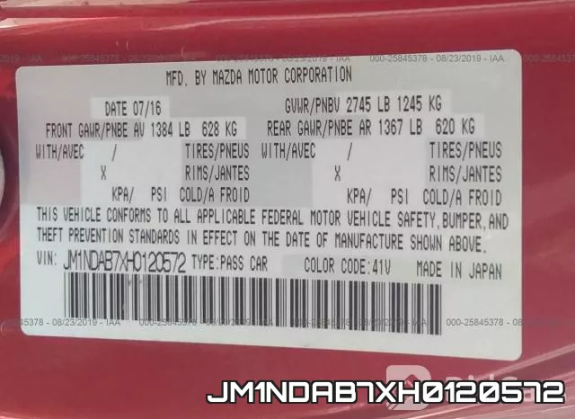 JM1NDAB7XH0120572 фото 9
