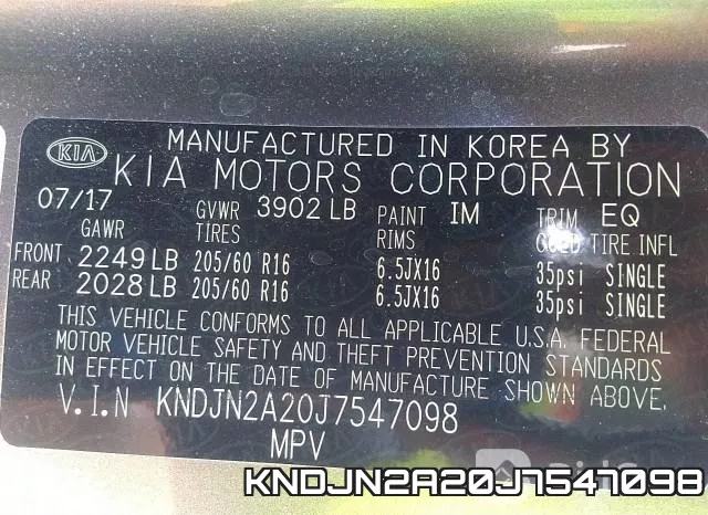 KNDJN2A20J7547098 фото 10