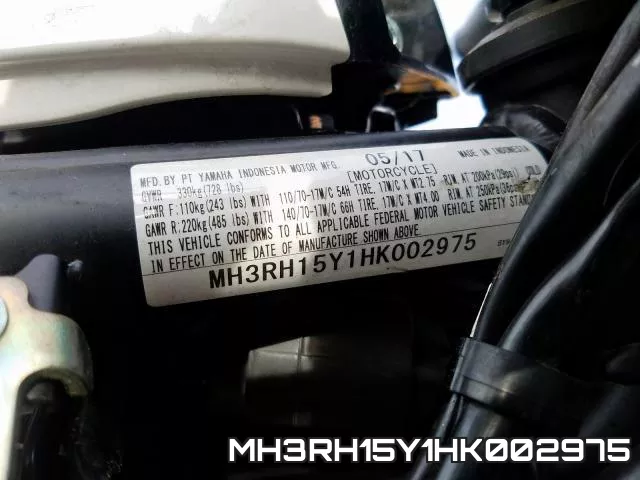 MH3RH15Y1HK002975 фото 2