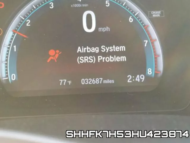 SHHFK7H53HU423874 фото 8