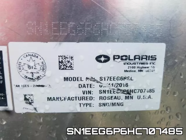 SN1EEG6P6HC707485 фото 2