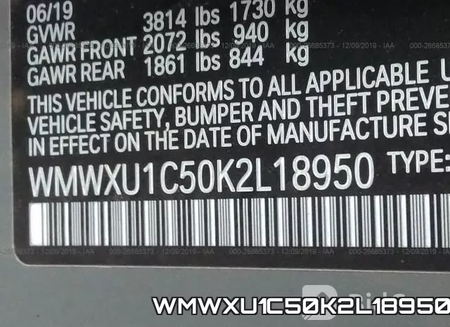 WMWXU1C50K2L18950 фото 7