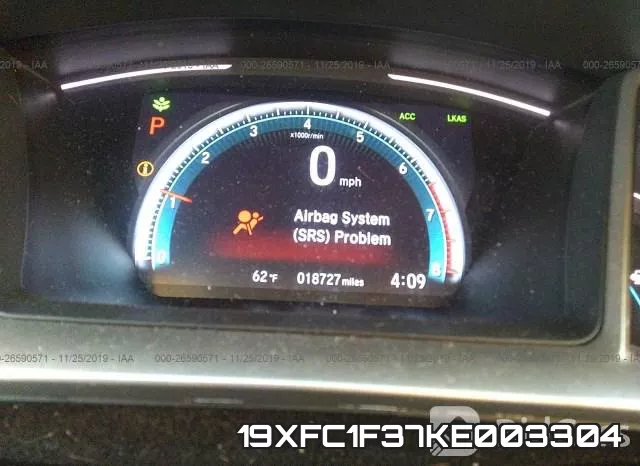 19XFC1F37KE003304 фото 5