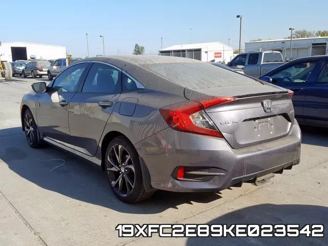 19XFC2E89KE023542 фото 4