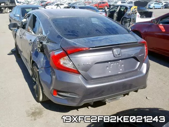 19XFC2F82KE021243 фото 3