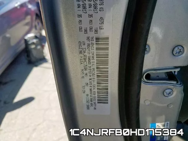1C4NJRFB0HD175384 фото 2