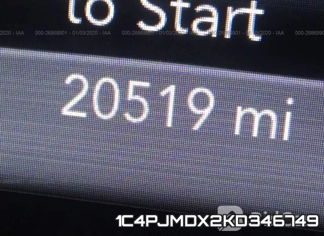 1C4PJMDX2KD346749 фото 7