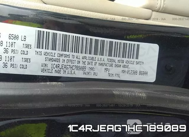 1C4RJEAG7HC789089 фото 8