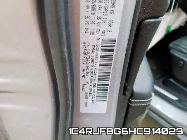 1C4RJFBG6HC914023 фото 2