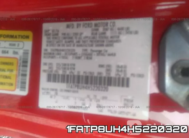 1FATP8UH4H5220320 фото 7