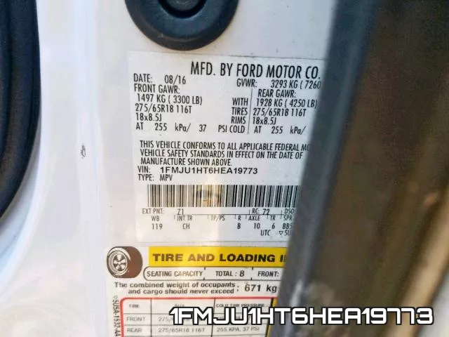 1FMJU1HT6HEA19773 фото 2
