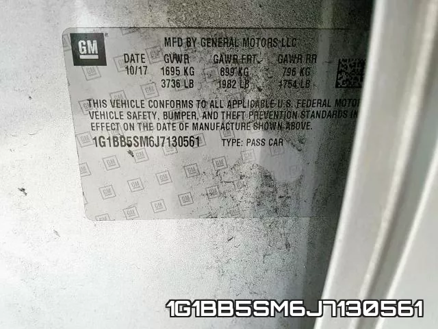 1G1BB5SM6J7130561 фото 2