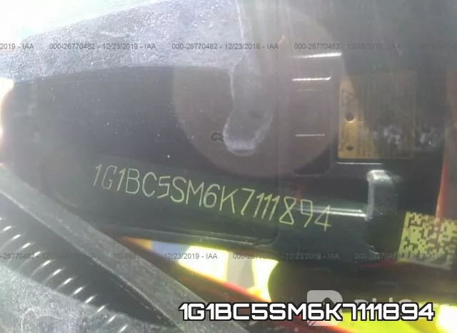 1G1BC5SM6K7111894 фото 10