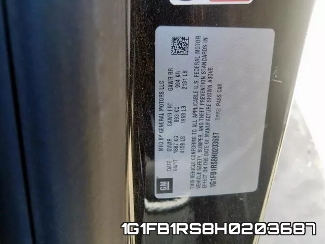 1G1FB1RS8H0203687 фото 2