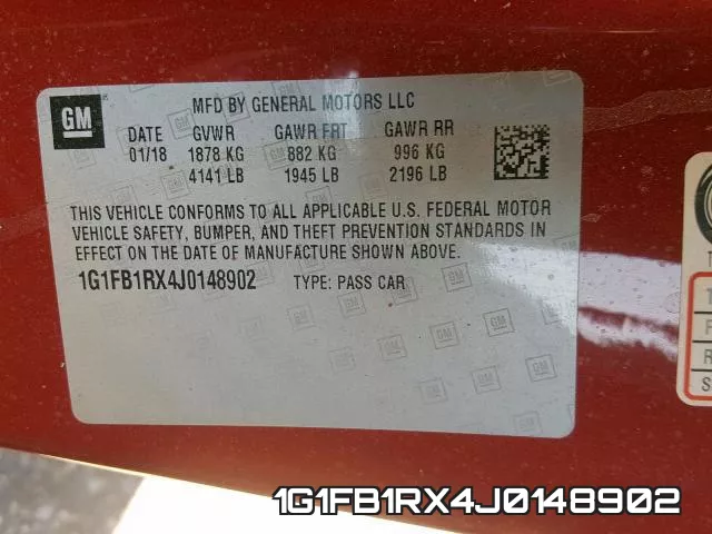 1G1FB1RX4J0148902 фото 2