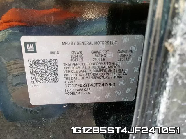 1G1ZB5ST4JF247051 фото 2
