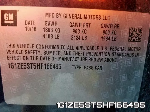 1G1ZE5ST5HF166495 фото 2