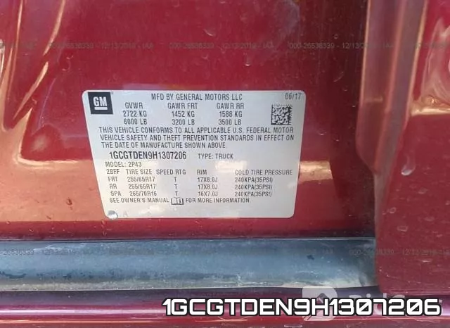 1GCGTDEN9H1307206 фото 10