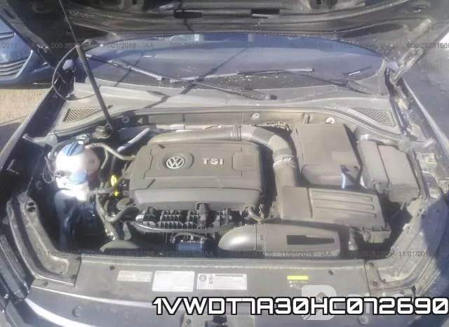 1VWDT7A30HC072690 фото 2
