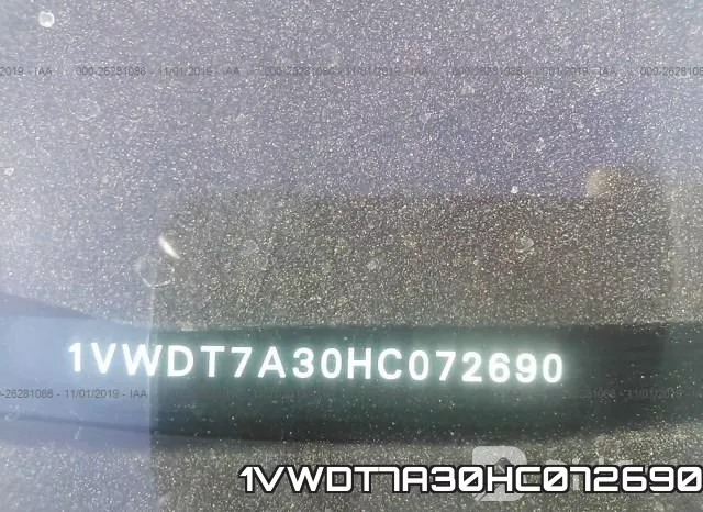 1VWDT7A30HC072690 фото 10