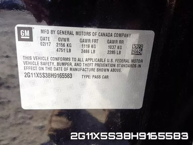 2G11X5S38H9165583 фото 2