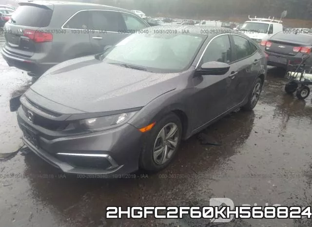 2HGFC2F60KH568824 фото 2