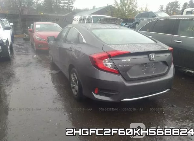 2HGFC2F60KH568824 фото 3