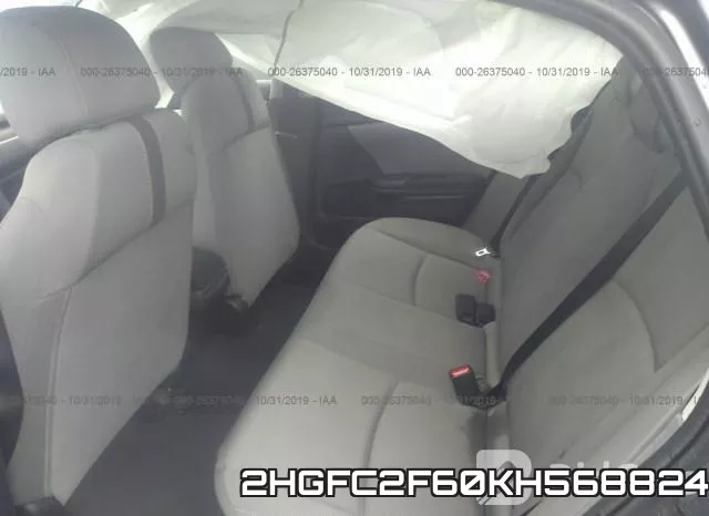 2HGFC2F60KH568824 фото 8