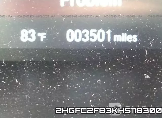 2HGFC2F83KH578300 фото 7
