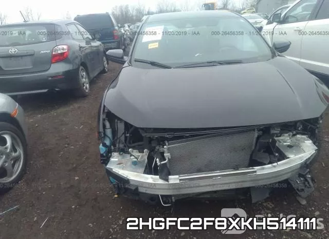 2HGFC2F8XKH514111 фото 7