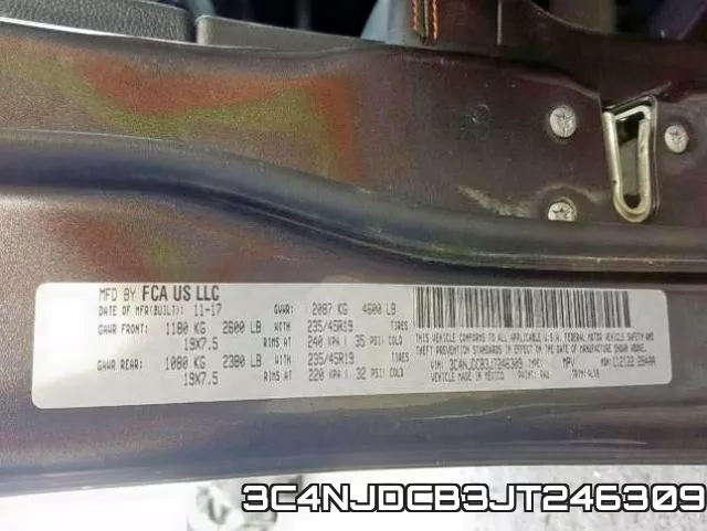 3C4NJDCB3JT246309 фото 2