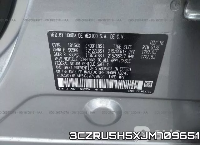 3CZRU5H5XJM709651 фото 8