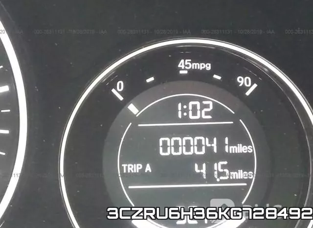 3CZRU6H36KG728492 фото 8