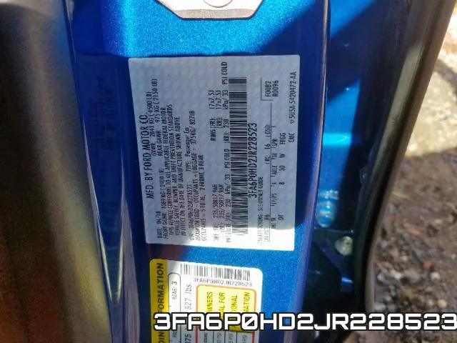 3FA6P0HD2JR228523 фото 2