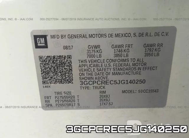 3GCPCREC5JG140250 фото 9